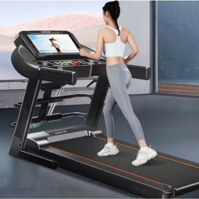 Folding Electric Treadmill with LCD Screen | 3HP Motor, 90kg Capacity for Home & Commercial Use