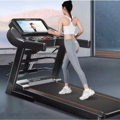 Folding Electric Treadmill with LCD Screen | 3HP Motor, 90kg Capacity for Home & Commercial Use