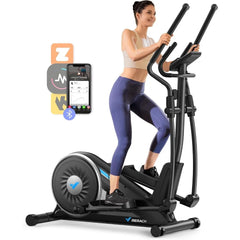 Elliptical Machine – Hyper-Quiet 16-Level Resistance, 350 LB Capacity | Cipher Athletics
