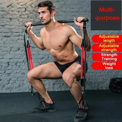 Resistance Band Pilates Bar Set – Full Body Strength & Yoga Fitness Trainer