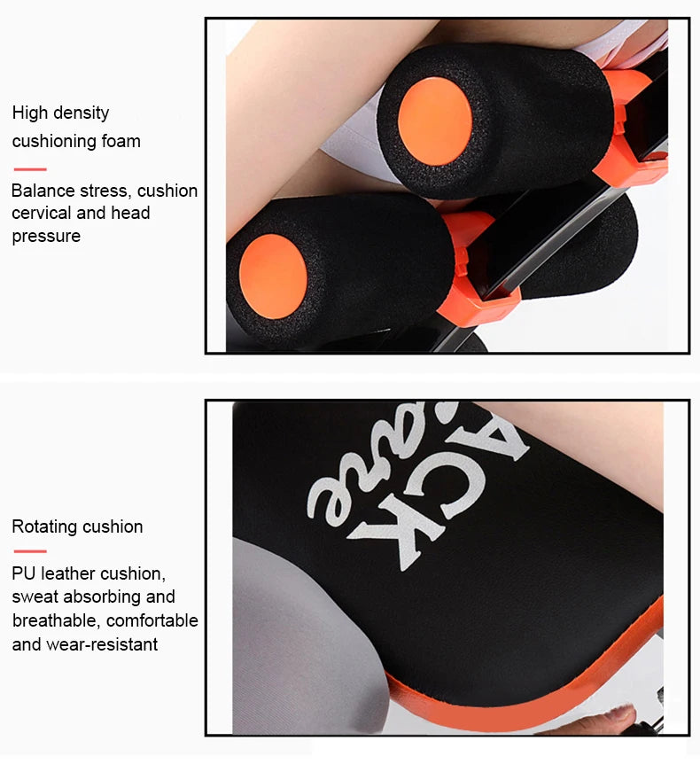 Six in one multifunctional abdominal machine, waist support, sit ups, abdominal exercise equipment, home fitness roll up chair