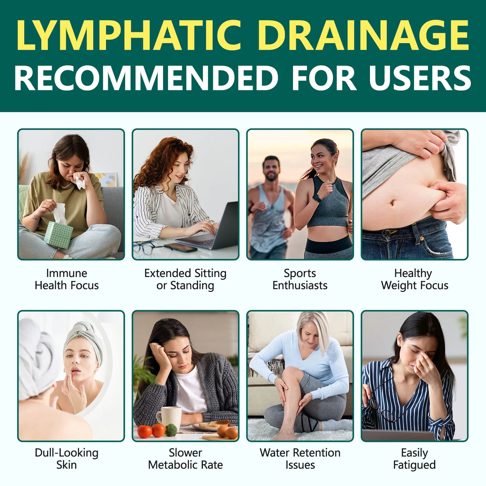 Lymphatic Support, Immune Support, Healthy Blood Flow, Daily Metabolism Balance, Antioxidant Rich Nutrition, 60/120 Softgels