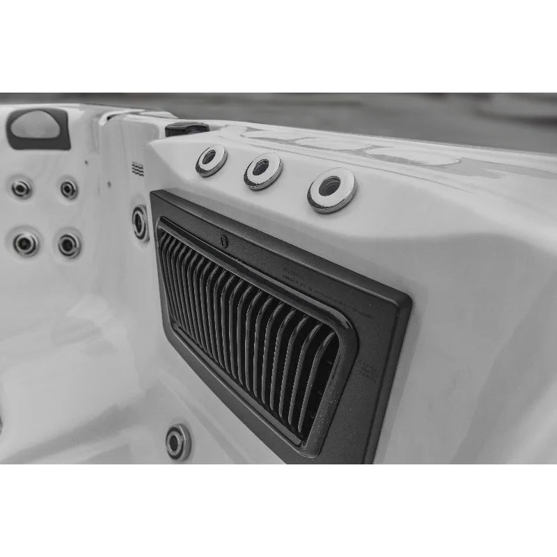 Freestanding Acrylic Hot Tub Spa – 3 Person Outdoor Jacuzzi with 35 Massage Jets & Balboa System