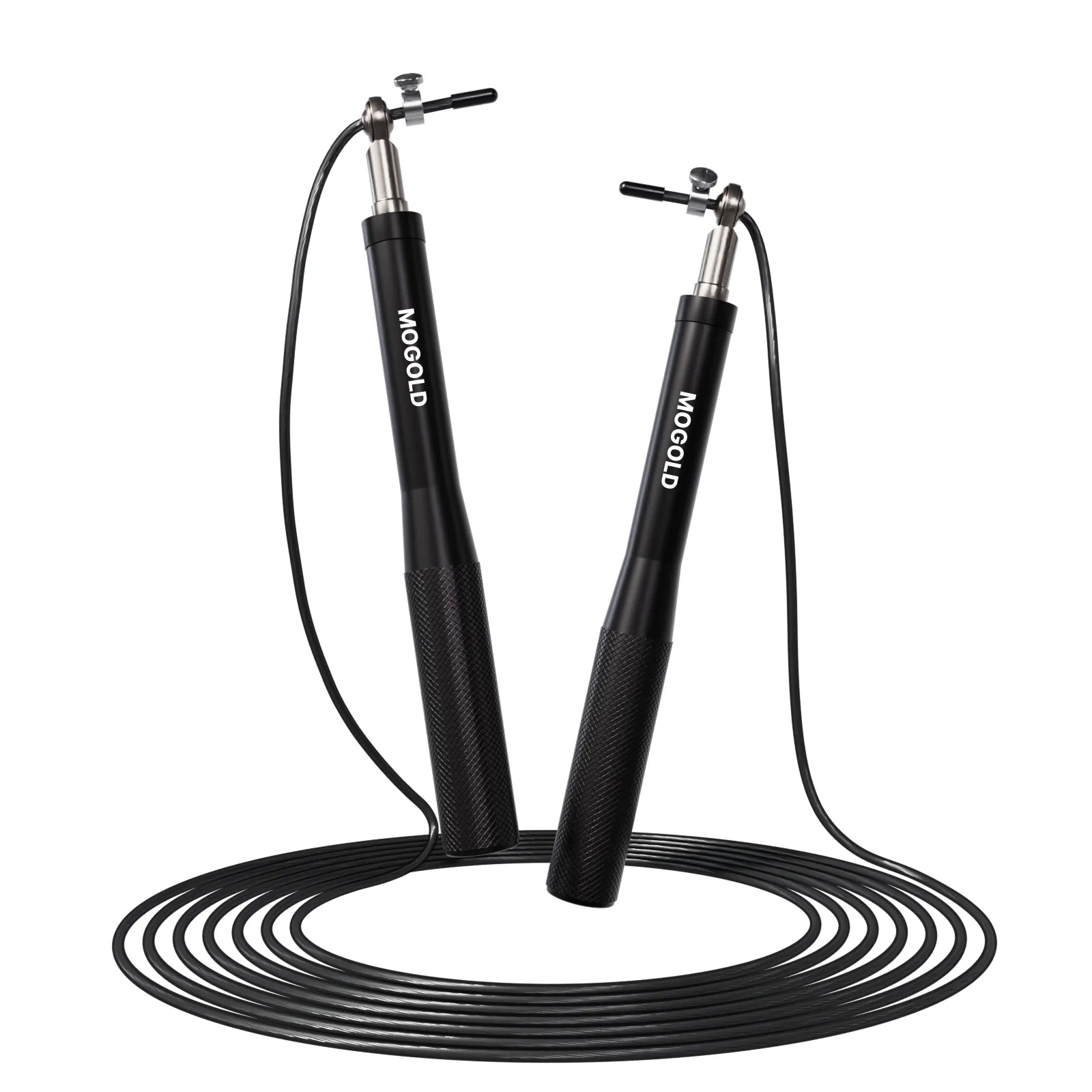 Professional Jump Rope with Ball Bearings | Aluminum Alloy Handles & Adjustable Steel Cable