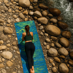 Realtree x Yune Yoga WAV3 Camo Yoga Mat – Eco-Friendly, Non-Slip 6mm PER Mat