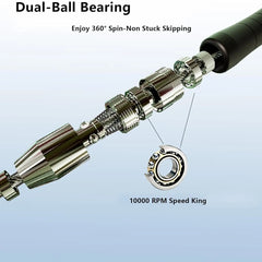 Adjustable Speed Jump Rope – Tangle-Free, Self-Locking for CrossFit, Boxing & Double-Under Workouts