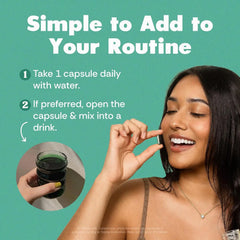 Chlorophyll Capsules – 30 Vegan Caps for Body Odor Control, Detox, Gut Health & Digestion