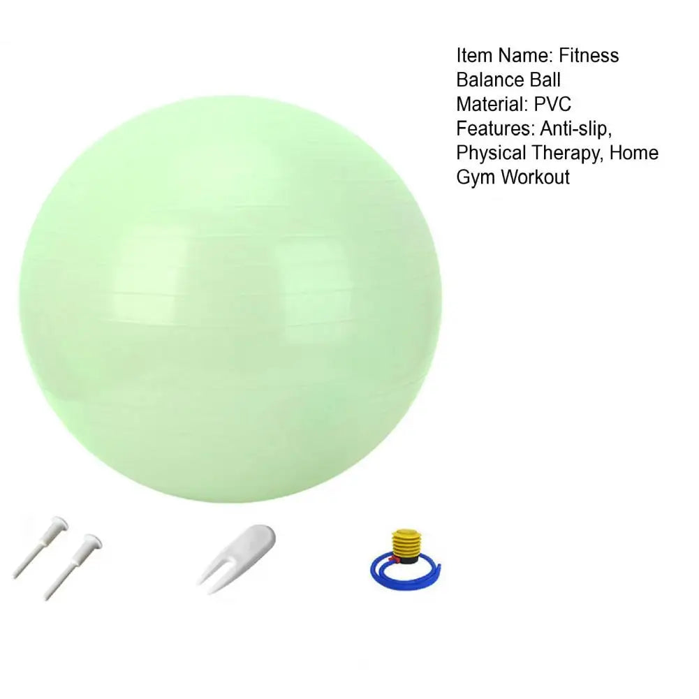 Yoga Ball With Air Pump Anti-slip Physical Therapy