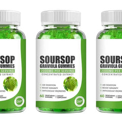Soursop Gummies with Graviola Leaf & Fruit Extract – Immune System & Digestive Health Support