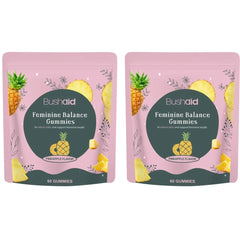 Women's Probiotic Gummies with Lactobacillus Acidophilus, Vitamin C & Pineapple | Feminine Wellness | 60 Gummies