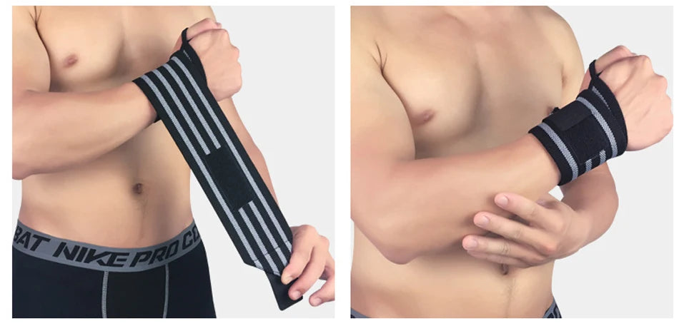 Wrist Wraps for Weightlifting – Elastic Breathable Wrist Support for Gym, Powerlifting & Bench Press, Men & Women