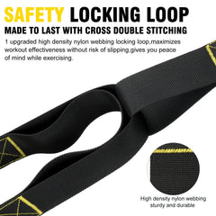 Resistance Bands Set with Handles – Door Anchor, Adjustable Straps & Carabiners for Home Gym Workout, Men & Women