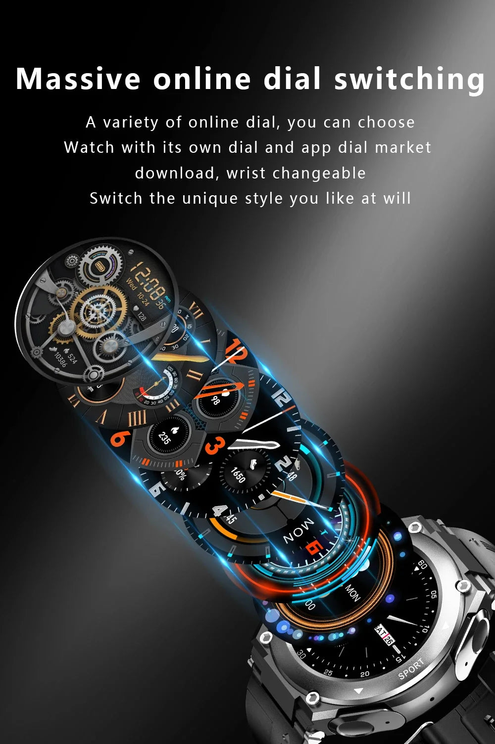 New T92 Smart Watch 2-in-1 TWS Bluetooth Headset Dial Call Local Music Heart Rate Blood Pressure