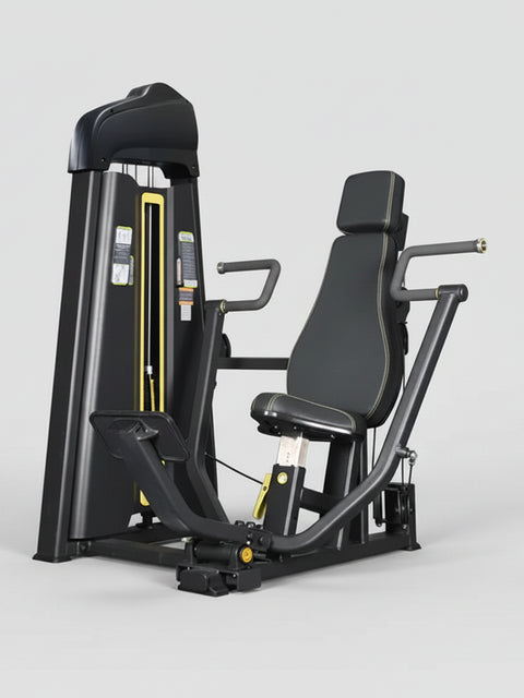 Commercial Seated Chest Press Machine | Back Muscle Trainer | Metal Frame | Home & Gym Strength Training