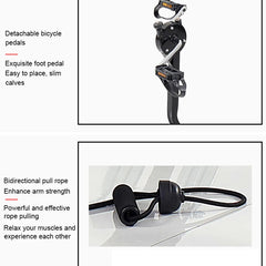 Six in one multifunctional abdominal machine, waist support, sit ups, abdominal exercise equipment, home fitness roll up chair