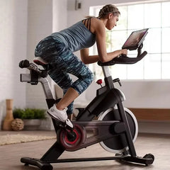 Magnetic Resistance Spin Bike | Indoor Cycling | Screen & Speakers | 330 lbs Capacity | Home Gym