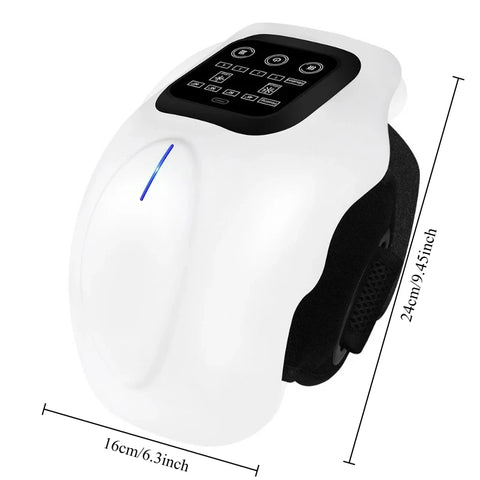 Cordless Knee Massager with Red Light & Vibration | Joint, Elbow & Shoulder Relief