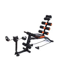 Six in one multifunctional abdominal machine, waist support, sit ups, abdominal exercise equipment, home fitness roll up chair