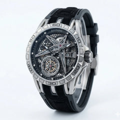 Automatic Watch Luminous Waterproof Silicone Strap Military Watches for Men RD-701