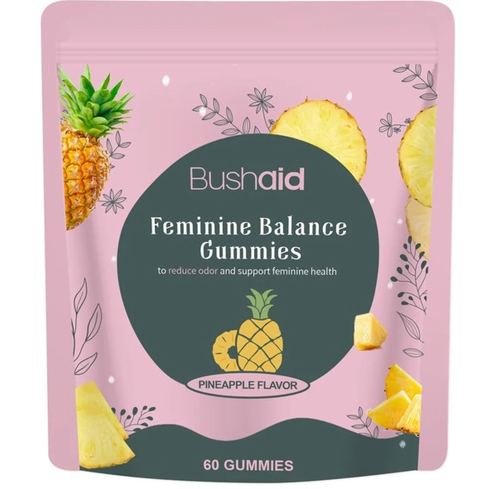 Women's Probiotic Gummies with Lactobacillus Acidophilus, Vitamin C & Pineapple | Feminine Wellness | 60 Gummies