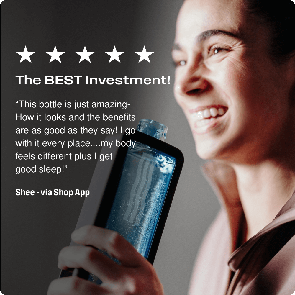Hydrogen Water Bottle – Smart Hydrogen Generator with 8 PPM Output & App Connectivity