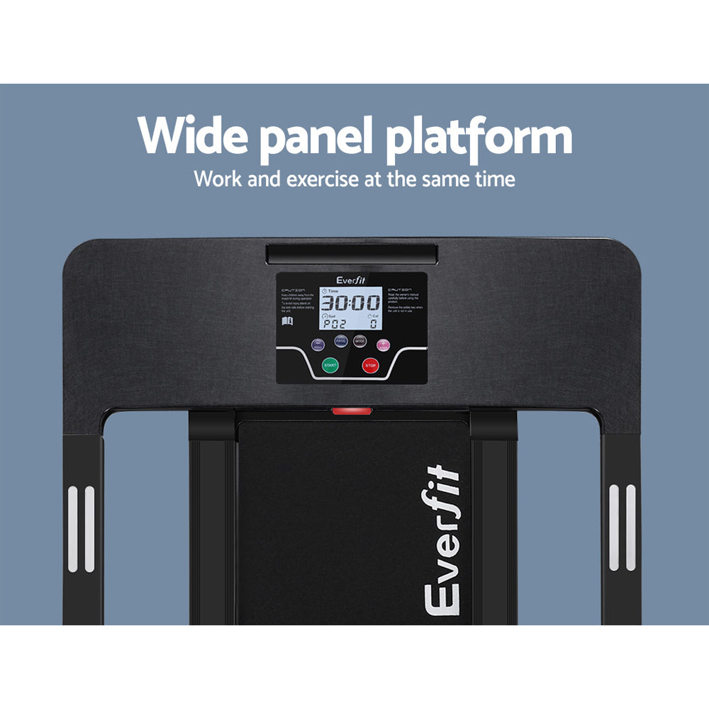 Electric Treadmill – Foldable Home Running Machine with 12 Programs & LCD Display