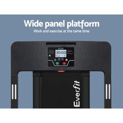 Electric Treadmill – Foldable Home Running Machine with 12 Programs & LCD Display