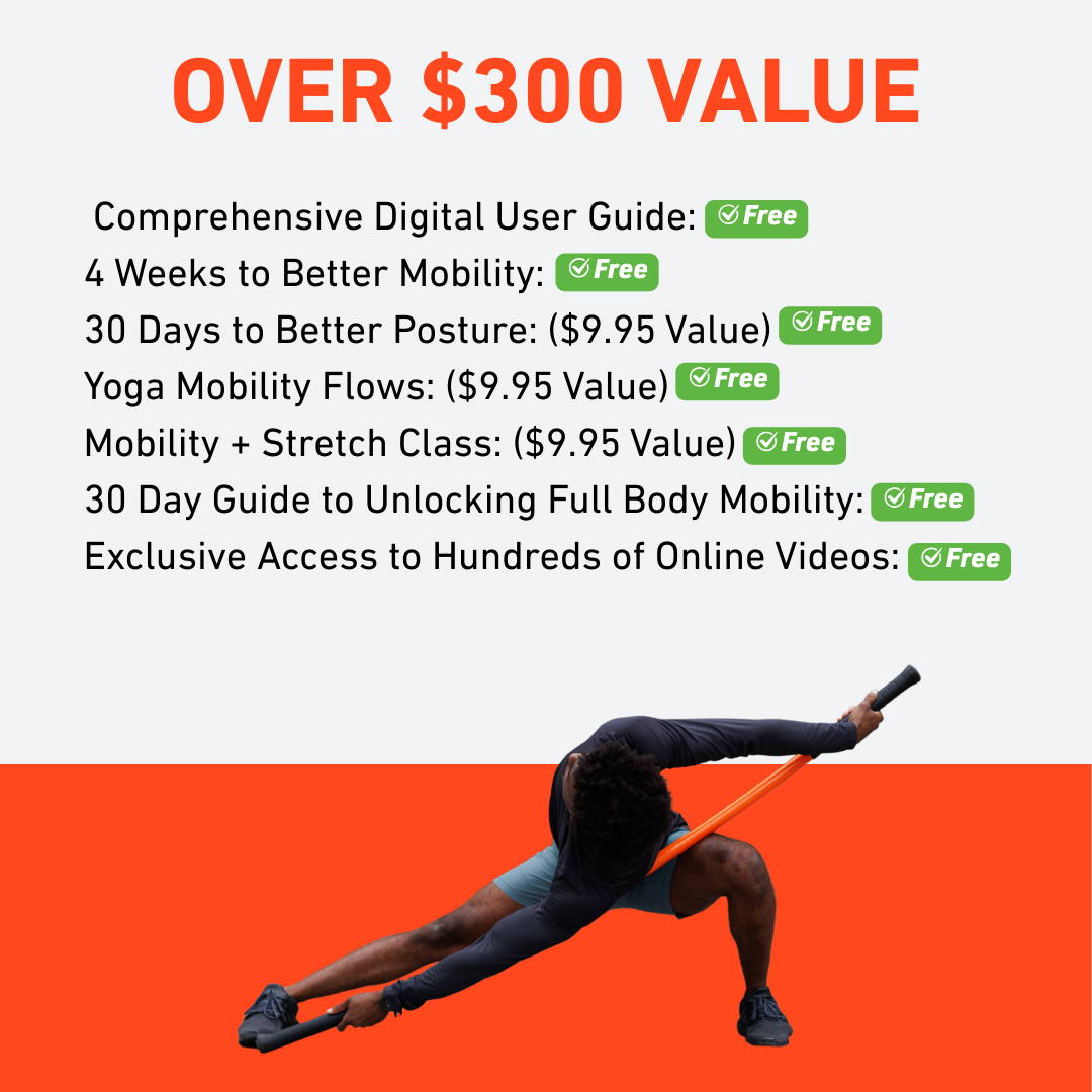 Stick Mobility Training Stick Bundle for Full Body Mobility & Strength Training