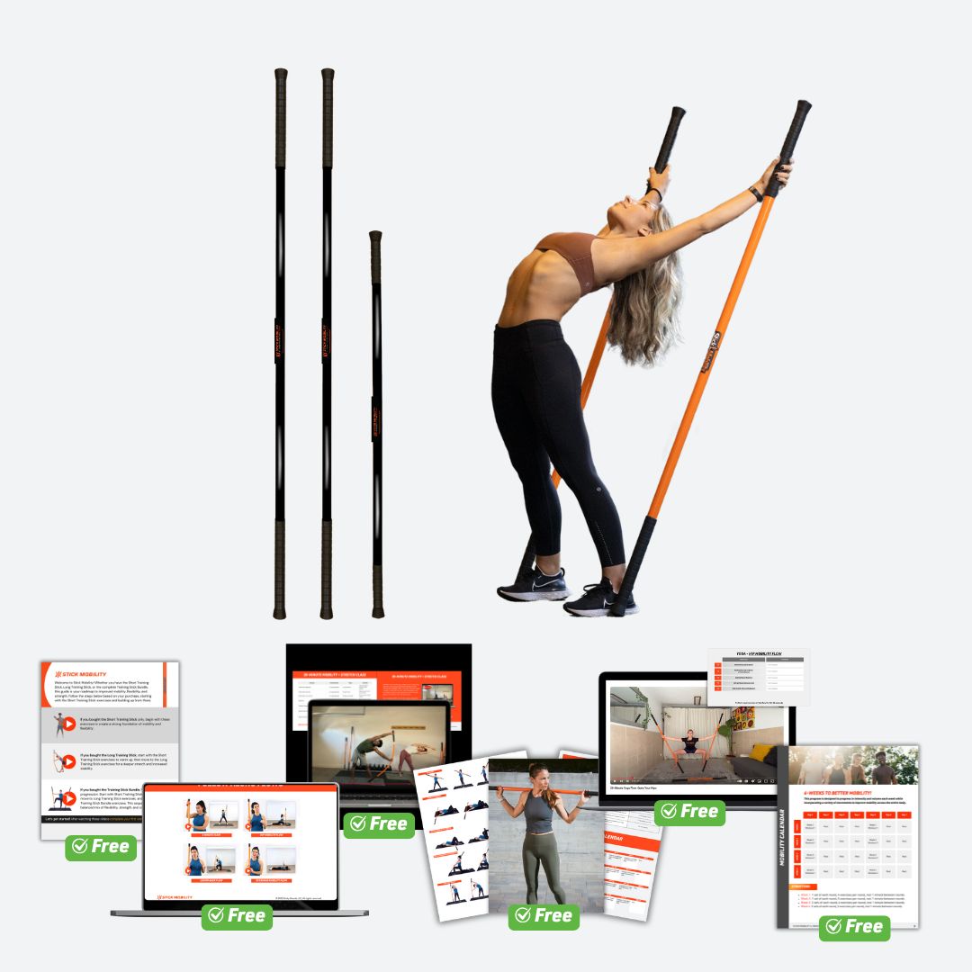 Stick Mobility Training Stick Bundle for Full Body Mobility & Strength Training