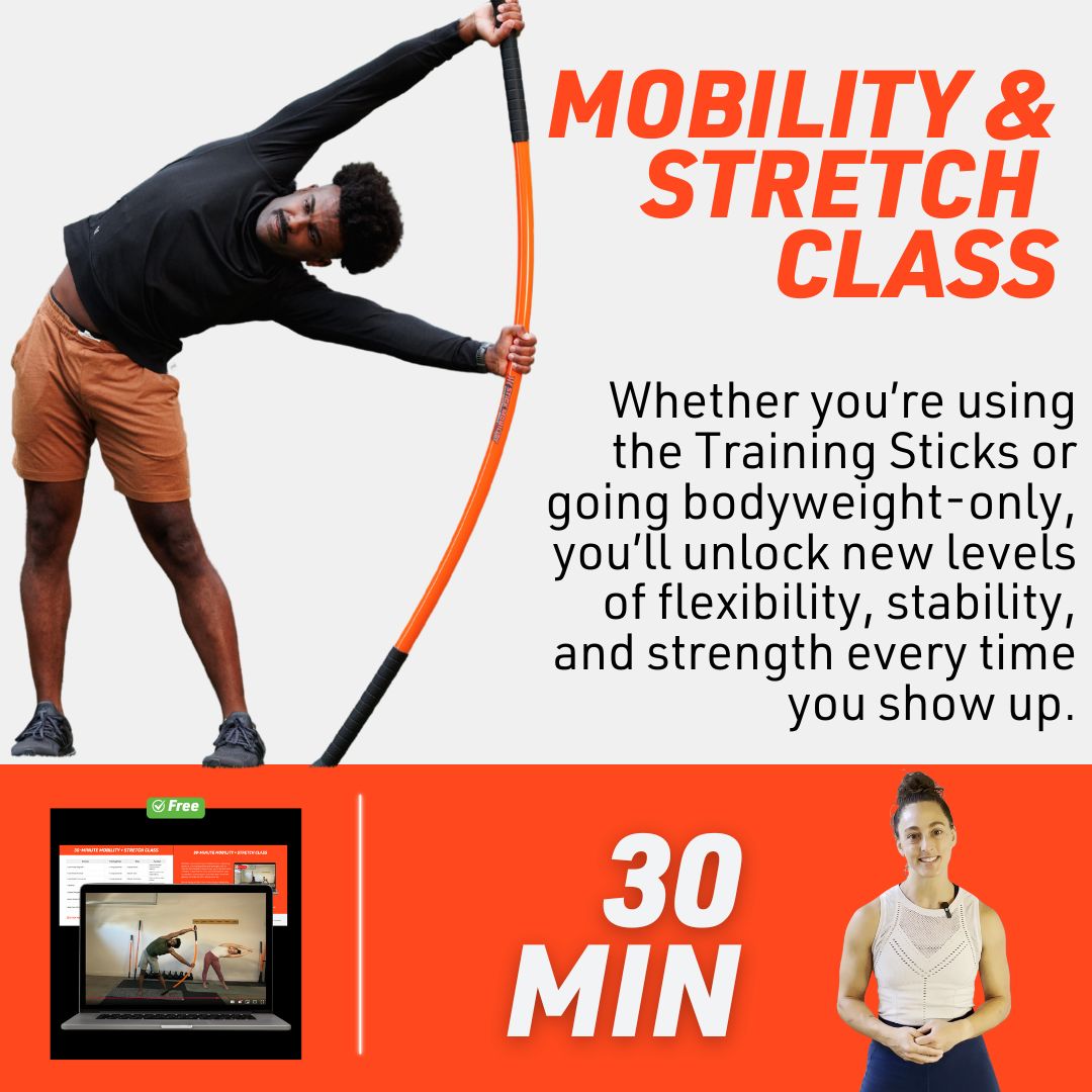 Stick Mobility Training Stick Bundle for Full Body Mobility & Strength Training