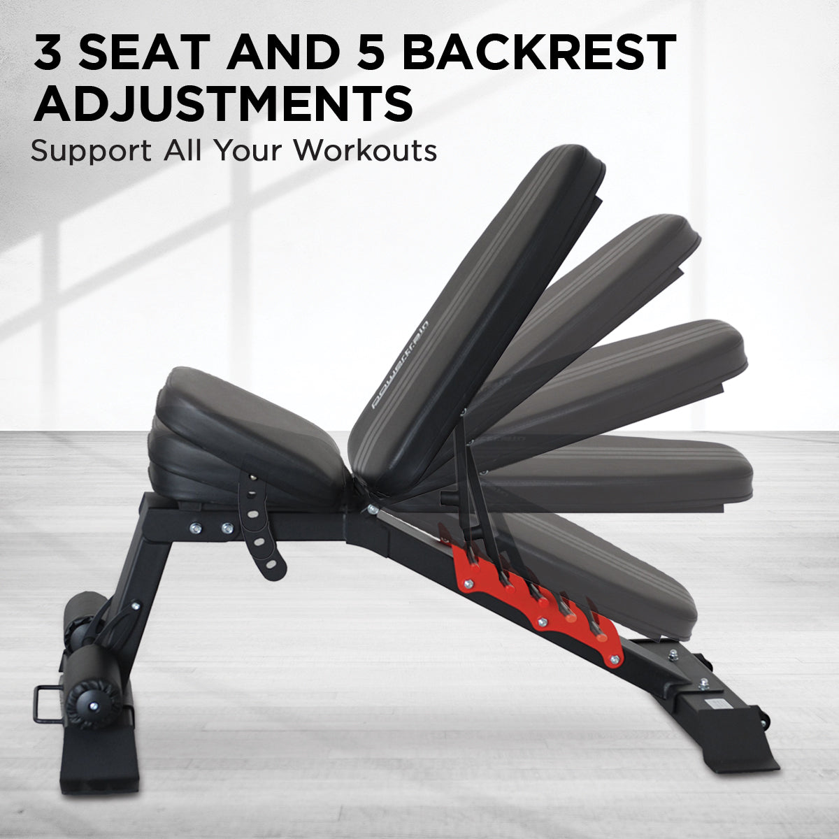 Powertrain Elite -Design Heavy-Duty Dumbbell Bench