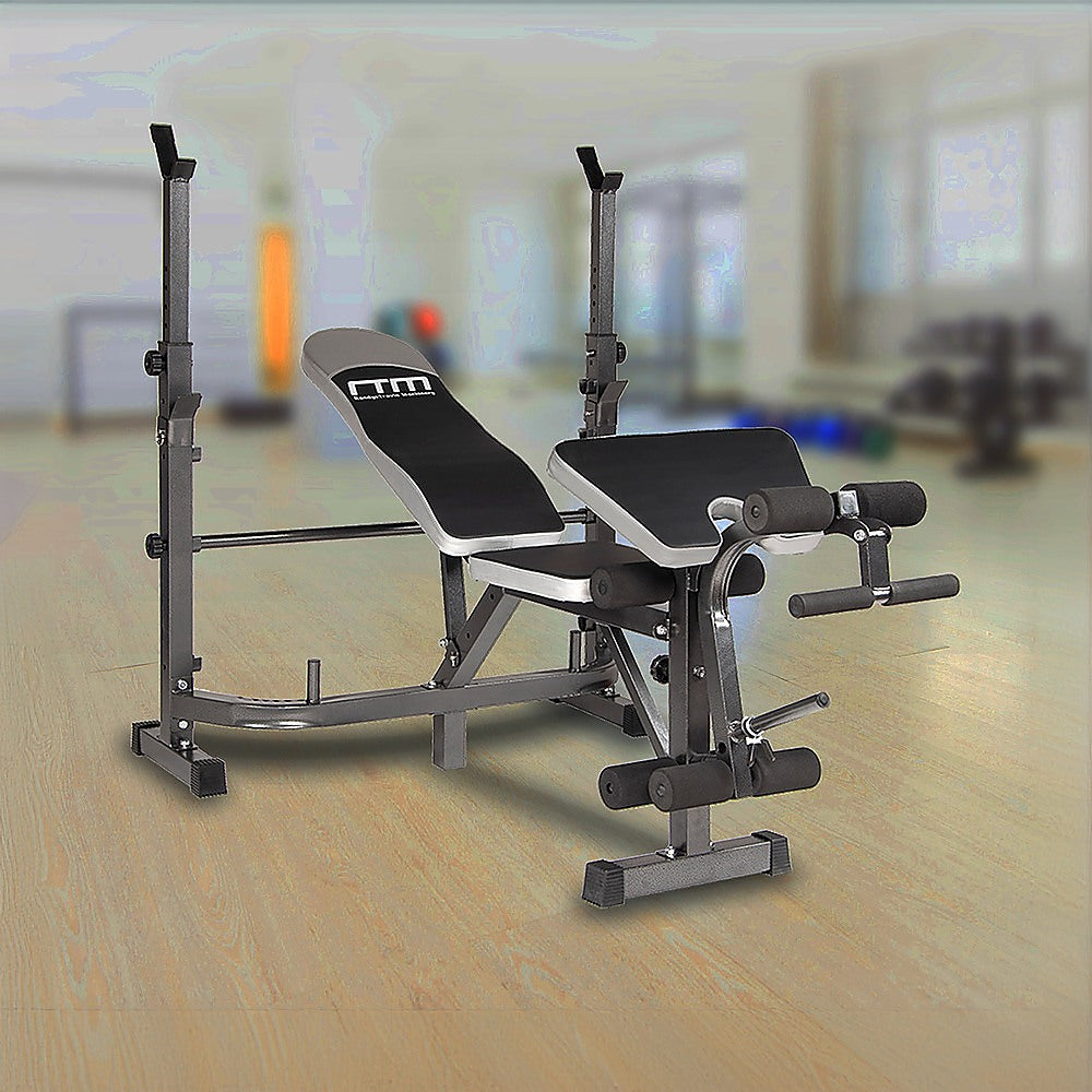 5-in-1 Multi-Function Home Gym System – Adjustable Full-Body Strength Training Bench