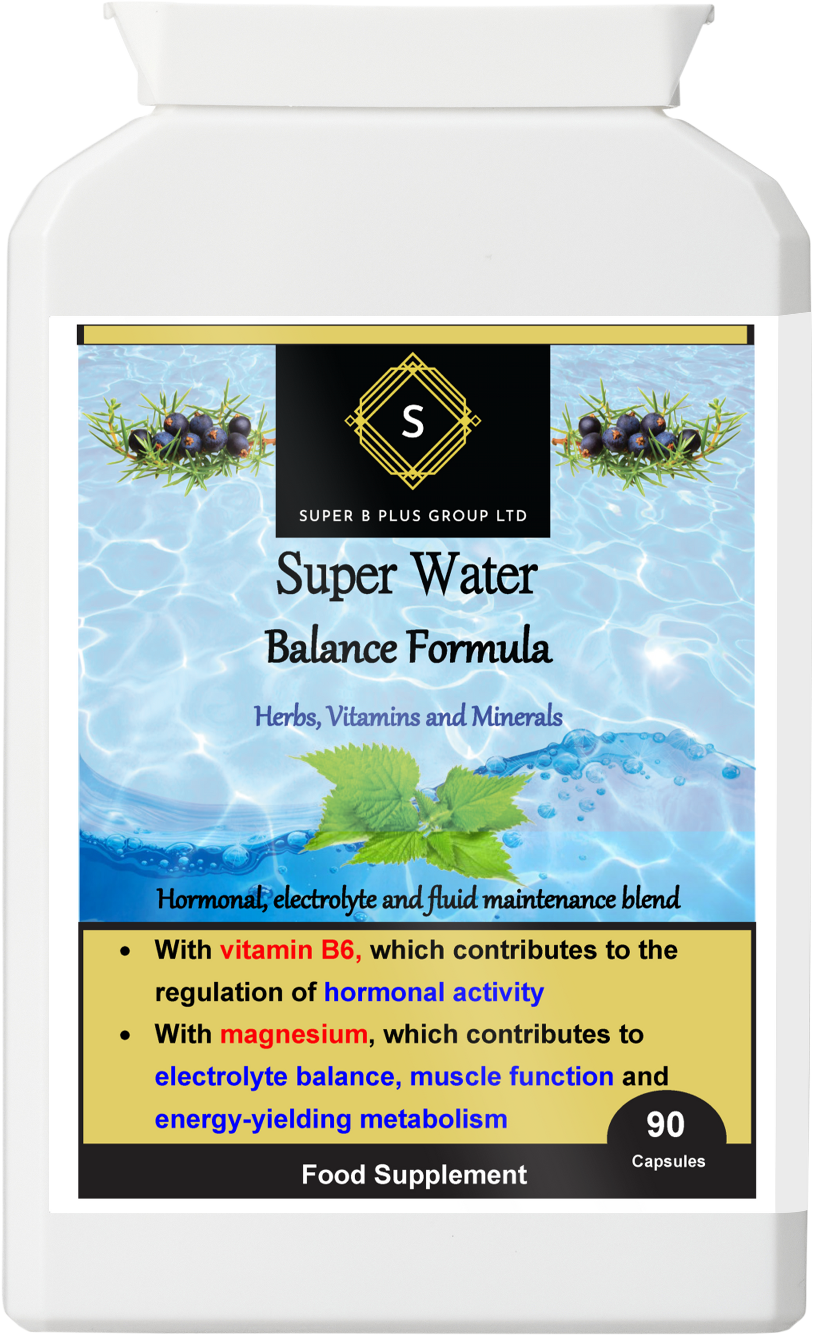 Super Water Balance Formula – Herbal Fluid Balance Suppor