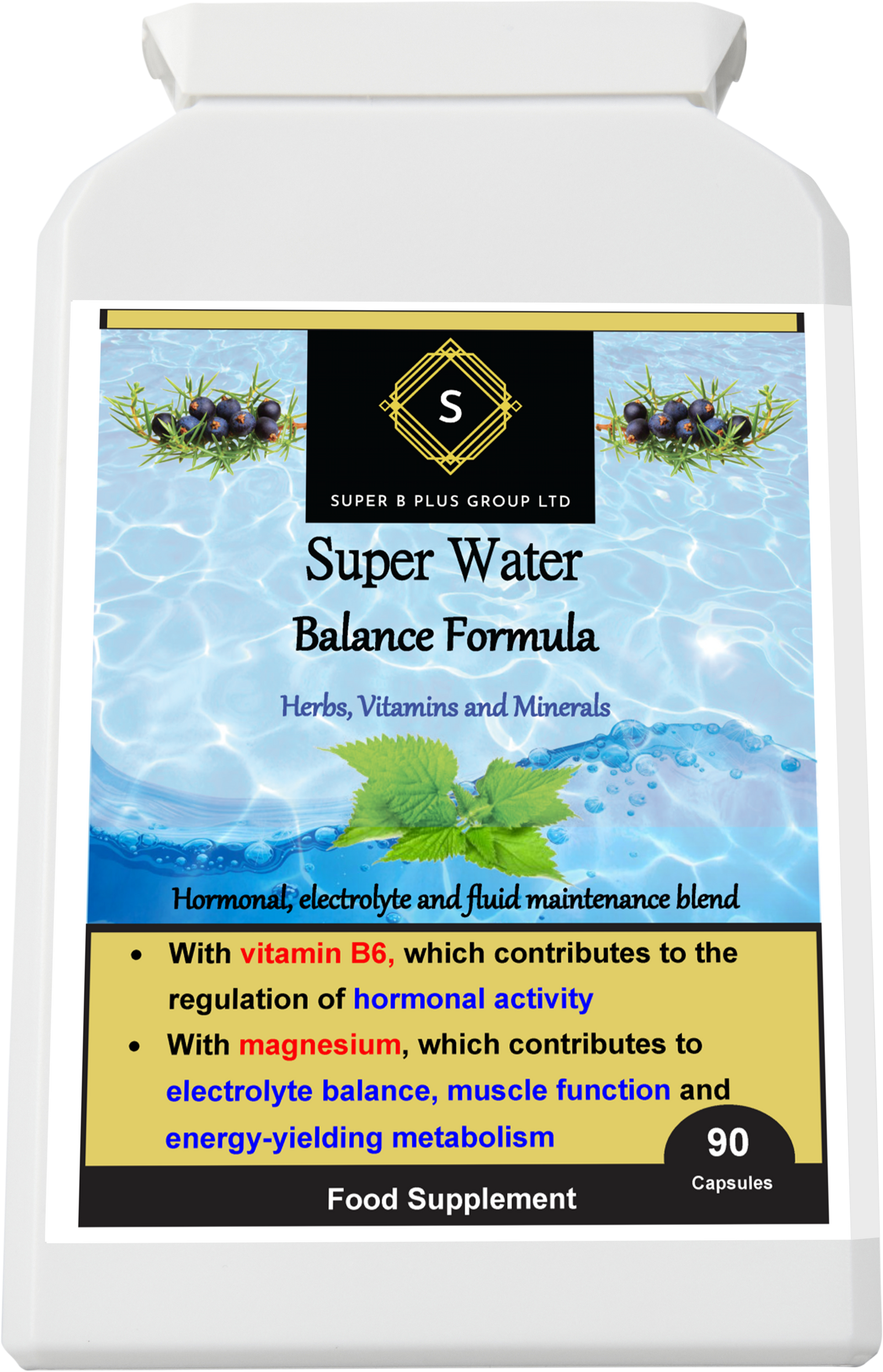 Super Water Balance Formula – Herbal Fluid Balance Suppor