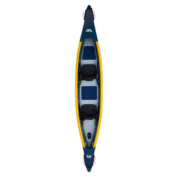 Aqua Marina Tomahawk AIR-K 440 2-Person High Pressure Speed Inflatable Kayak, 14FT [Air-K440] (SAK31482)