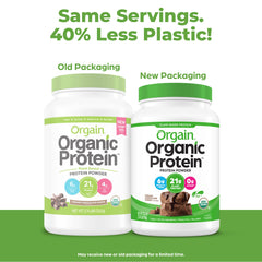 Orgain Organic Plant-Based Protein Powder with 21g Protein & 5g Fiber