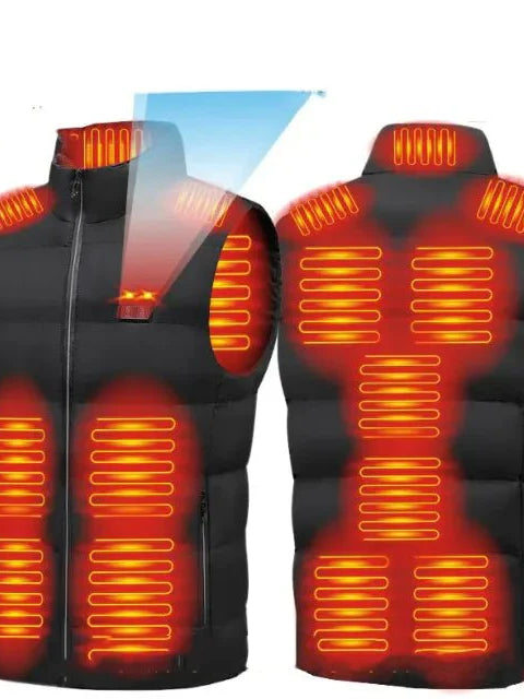 Heated Vest for Men and Women, 15-Zone USB Warmth