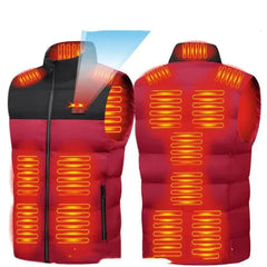 Heated Vest for Men and Women, 15-Zone USB Warmth