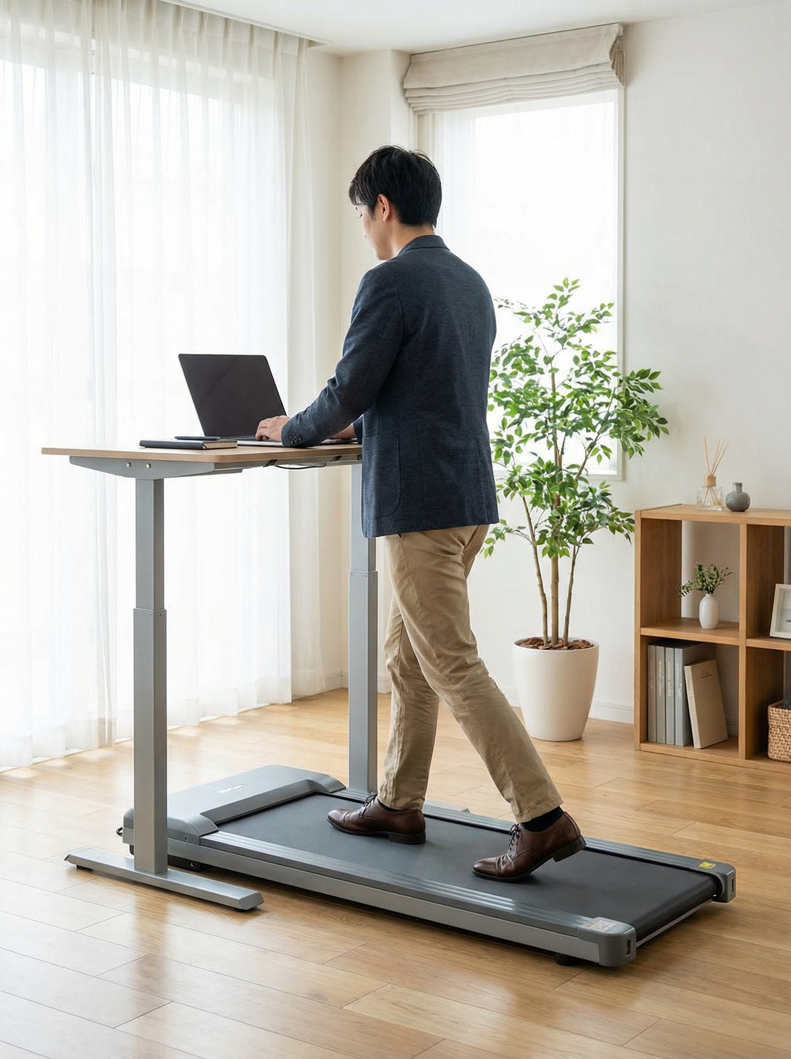 Under-Desk Treadmill - Walk & Jog While You Work  Quiet Motor, Compact Design