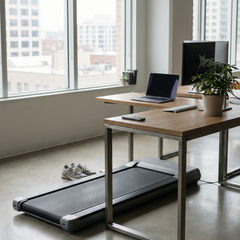 Under-Desk Treadmill - Walk & Jog While You Work  Quiet Motor, Compact Design