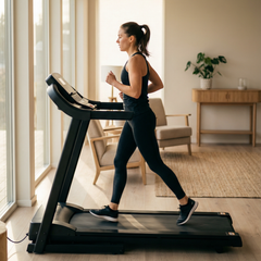 Electric Folding Treadmill – 18KM/H Home Gym Running Machine with Speakers