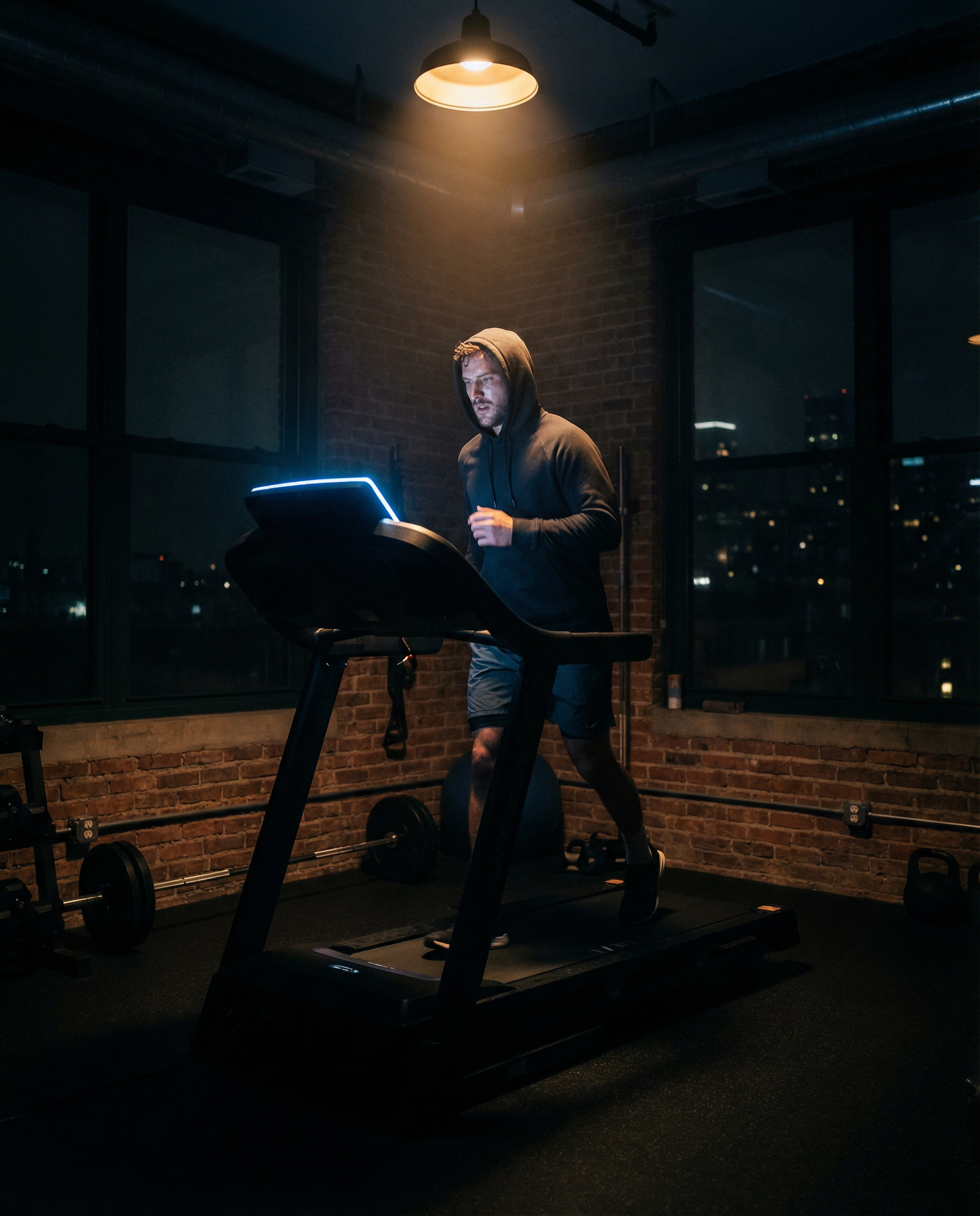 Electric Folding Treadmill – 18KM/H Home Gym Running Machine with Speakers