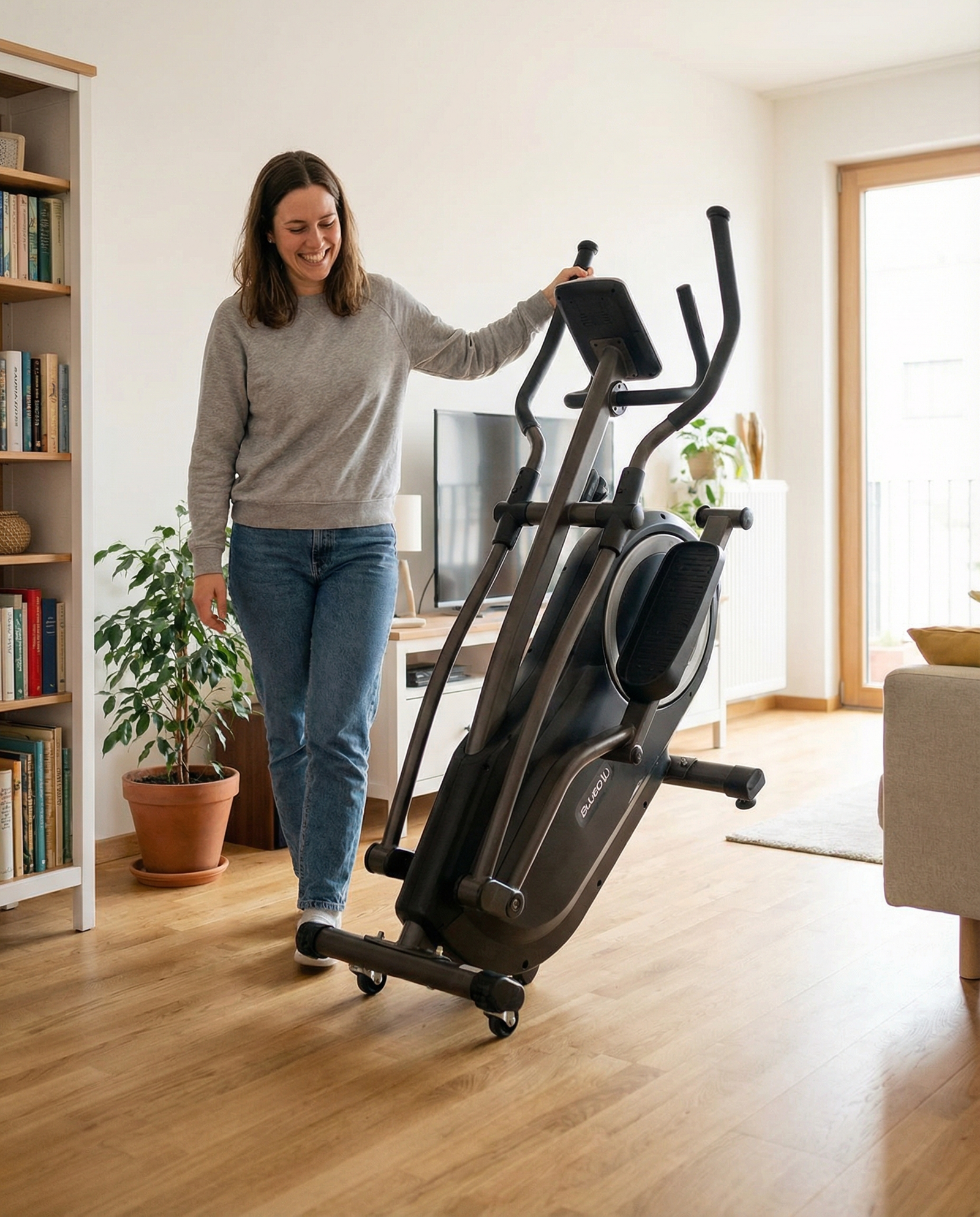 Magnetic Recumbent Exercise Bike Adjustable Home Cardio Trainer