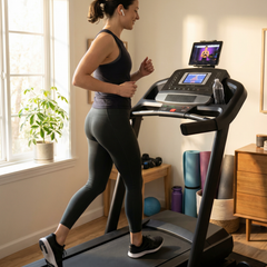 Everfit Smart Auto-Incline Folding Treadmill – 4.75HP Bluetooth Home Gym Runner