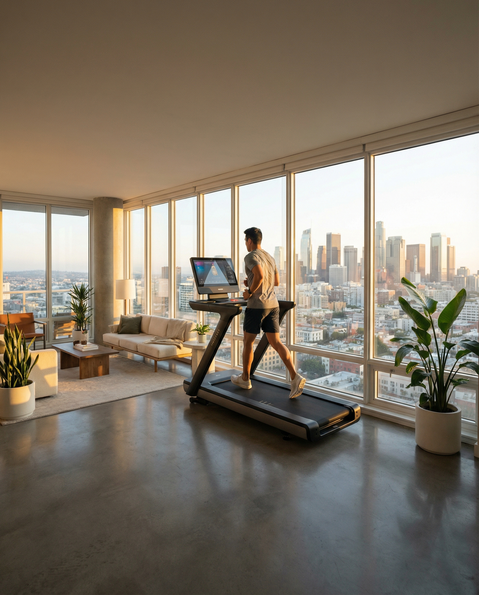 4.75HP Smart Folding Treadmill with App Control & Auto Incline Home Running Machine