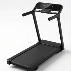 Smart Folding Treadmill with Handlebar Controls – Compact Home Running Machine