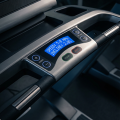Smart Folding Treadmill with Handlebar Controls – Compact Home Running Machine