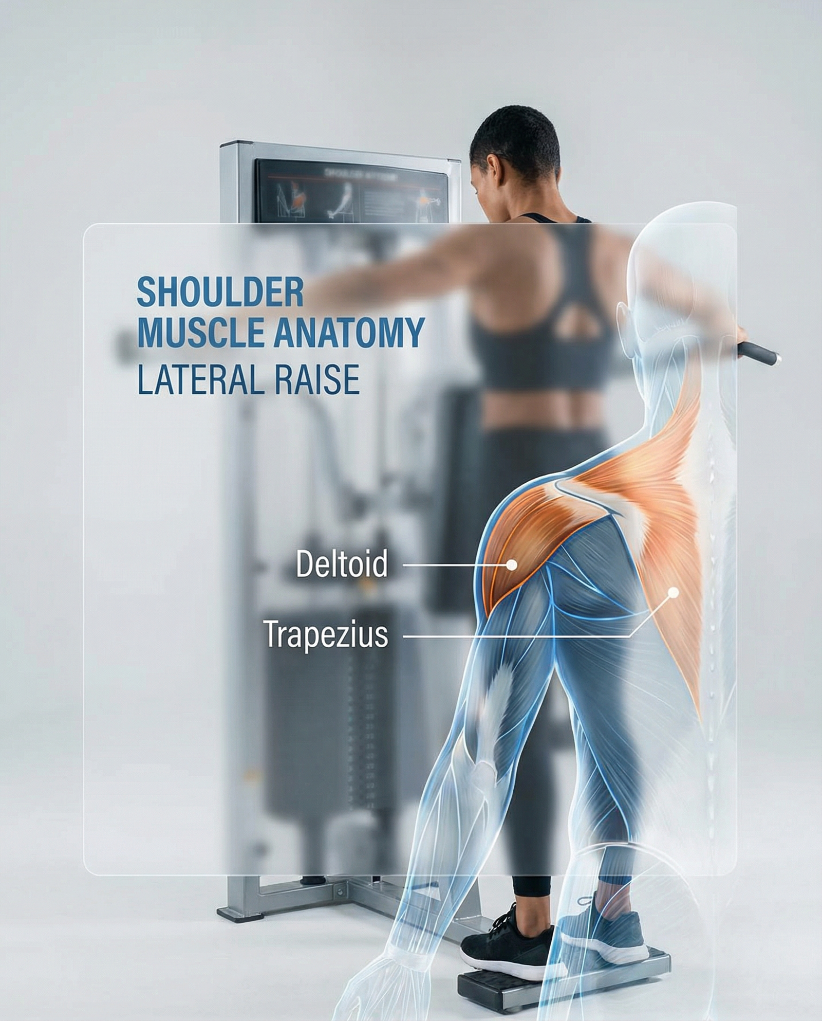 Strength Elite Series Selectorised Lateral Raise – Commercial Shoulder Isolation Machine