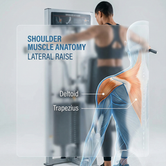 Strength Elite Series Selectorised Lateral Raise – Commercial Shoulder Isolation Machine