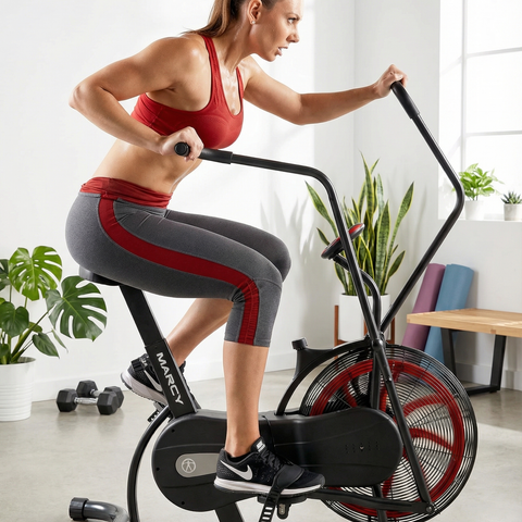 Indoor Cycling Fan Bike – Full-Body Air Resistance Exercise Bike for Home Gym